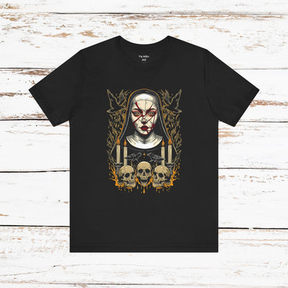 Nocturne Nun Gothic Pop Art T-Shirt