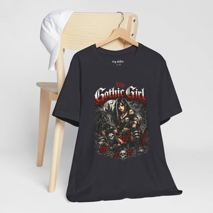 My Gothic Girl - Skater Girl Short Sleeve T Shirt