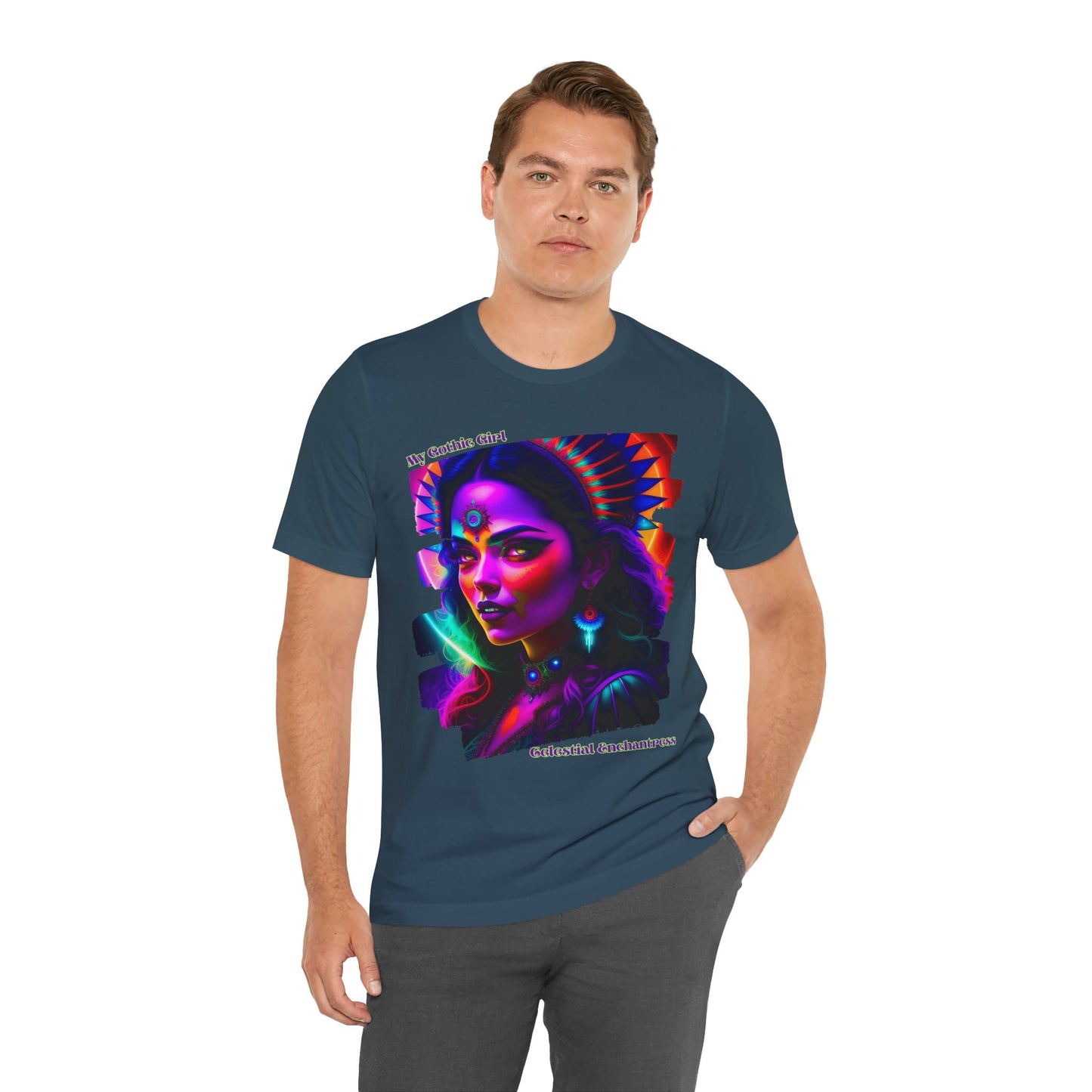 Celestial Enchantress Poetic Goth Graphic Tee – My Gothic Girl