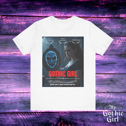 My Gothic Girl "Movie Poster" Graphic Tee – Gothic Streetwear, Whimsy Goth, Dark Poetry Alt Fashion