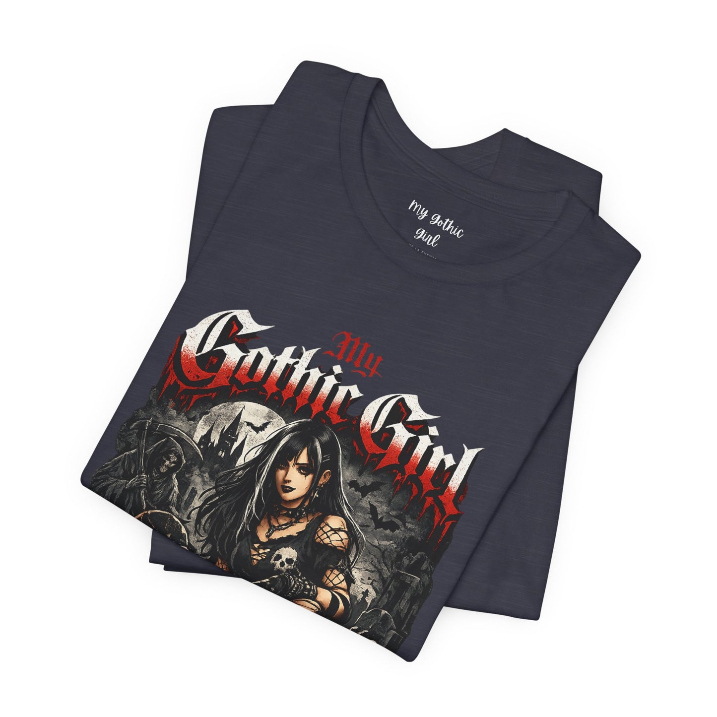My Gothic Girl - Skater Girl Short Sleeve T Shirt