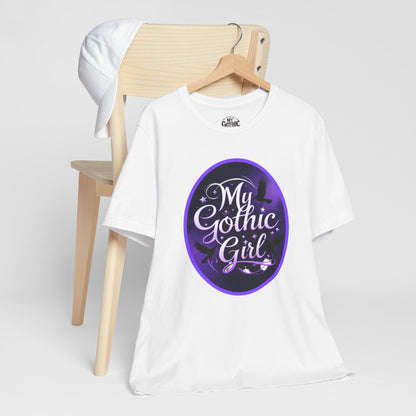 My Gothic Girl Poetic Goth Graphic Tee – Dark Alt Aesthetic Streetwear Fashion