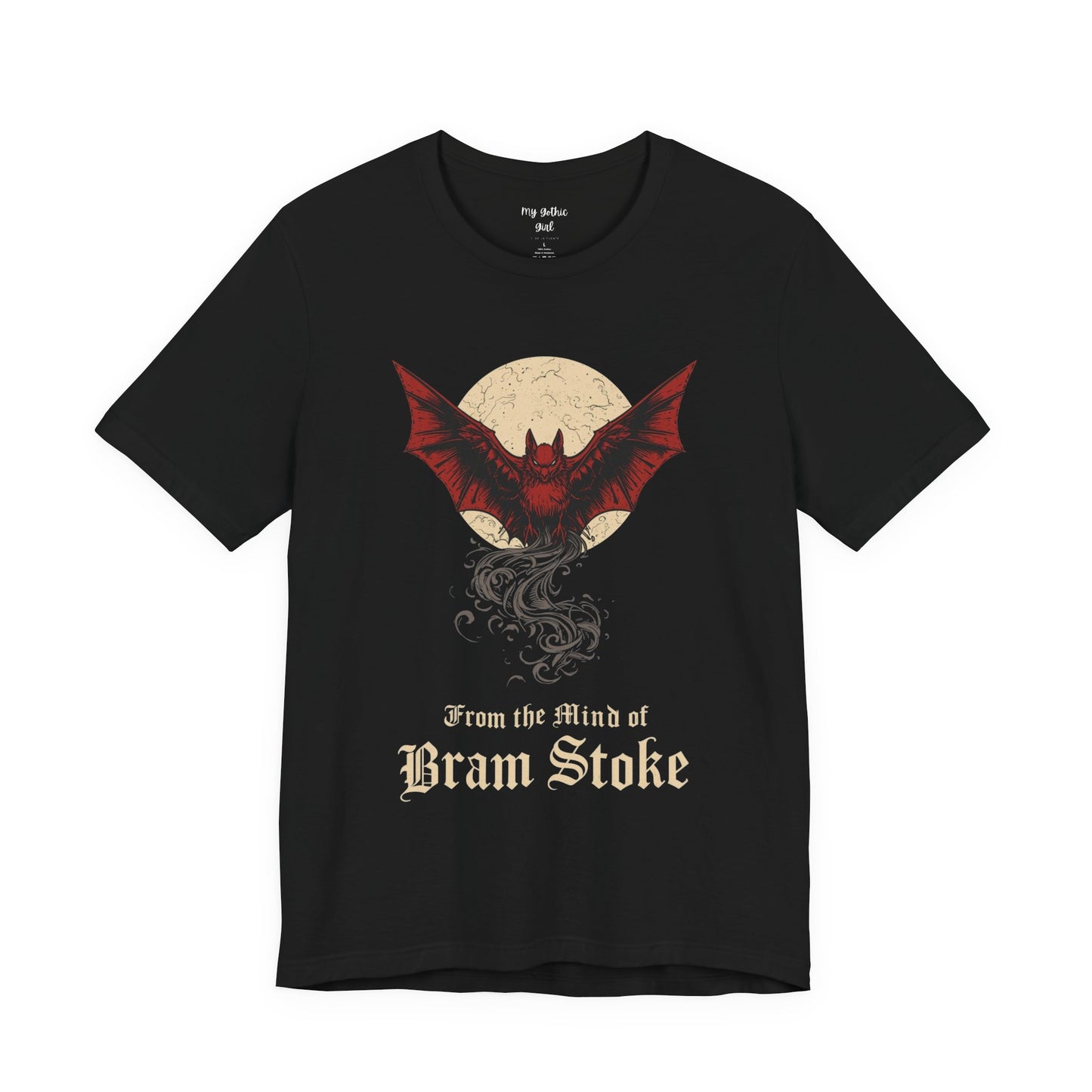 "From The Mind Of Bram Stoker" Gothic Literary Horror T-Shirt