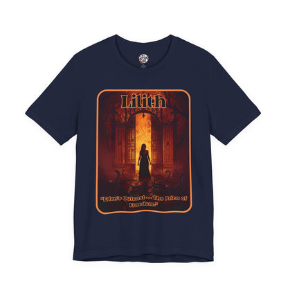 “Lilith  —  Eden’s Outcast, The Price of Freedom.” Graphic T-Shirt – Alt Aesthetic Poetic Goth Street-wear
