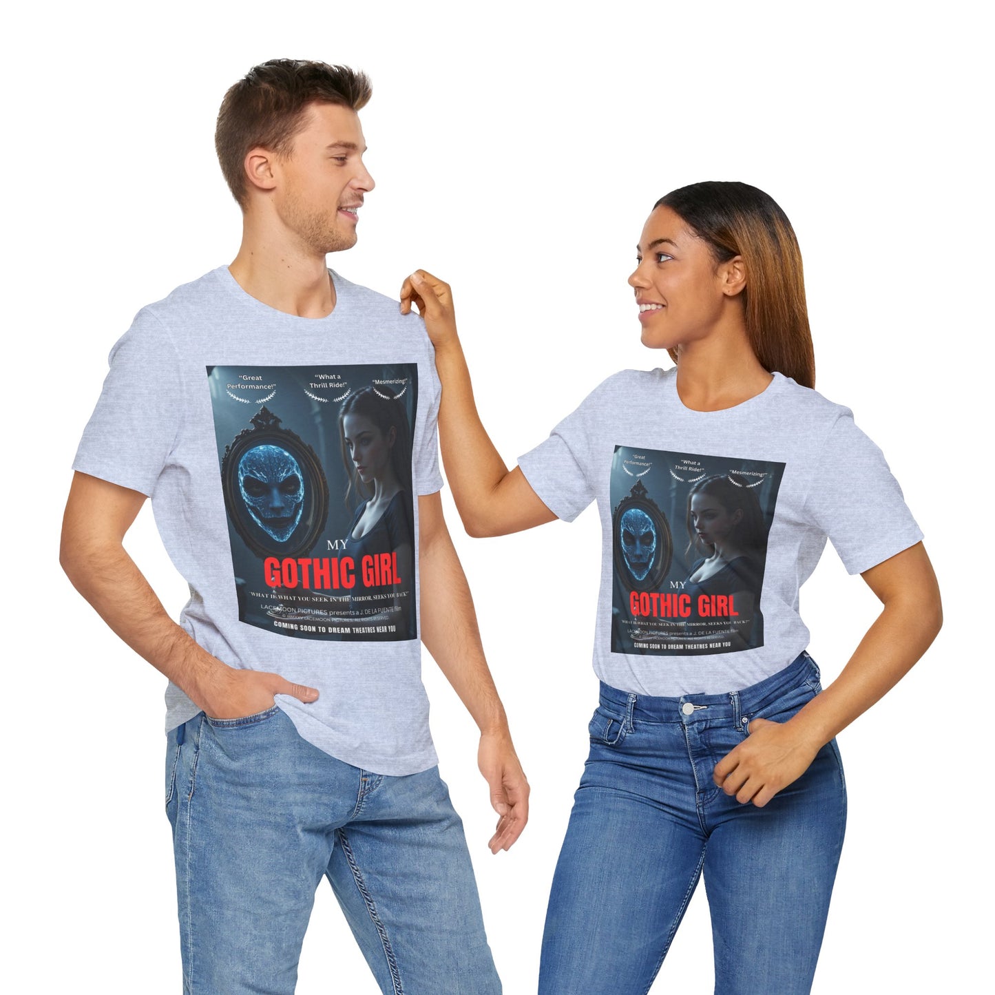 My Gothic Girl "Movie Poster" Graphic Tee – Gothic Streetwear, Whimsy Goth, Dark Poetry Alt Fashion