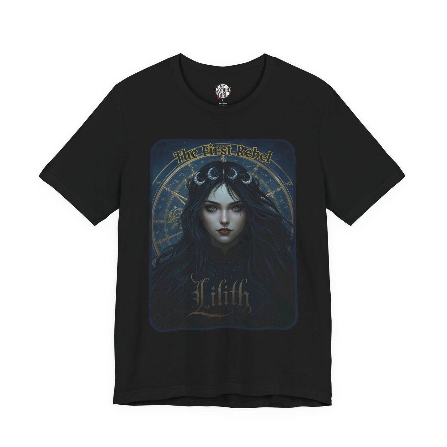 The First Rebel -"Lilith" Graphic T-Shirt – Alt Aesthetic Poetic Goth Street-wear