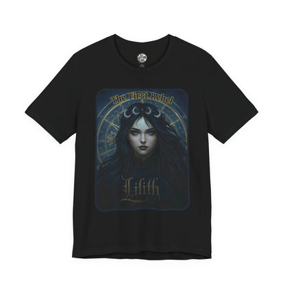 The First Rebel -"Lilith" Graphic T-Shirt – Alt Aesthetic Poetic Goth Street-wear