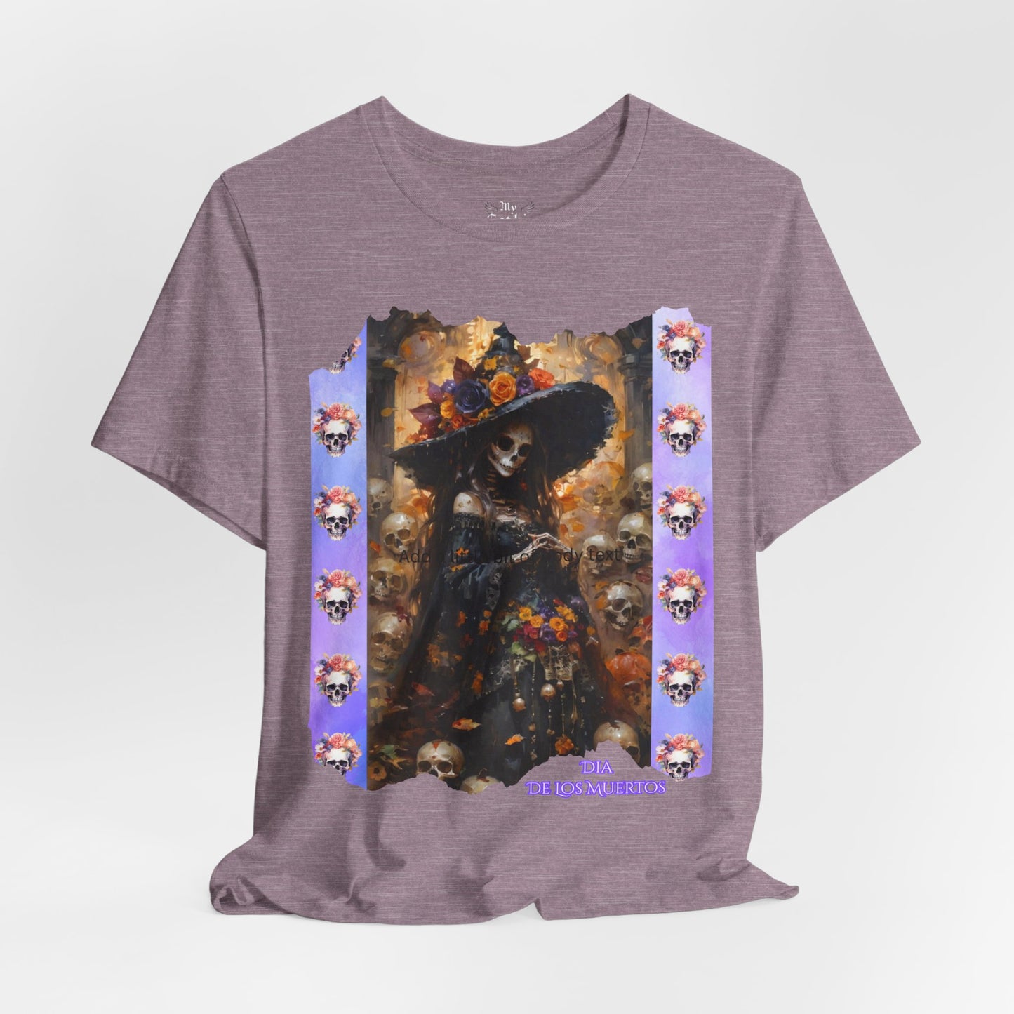 My Gothic Girl Dia De Los Muertos Graphic Tee – Gothic Streetwear, Whimsy Goth, Dark Poetry Alt Fashion
