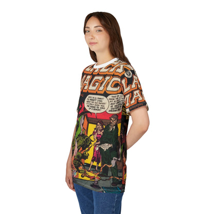 Vintage Horror Comic Tee — "Black Magic"