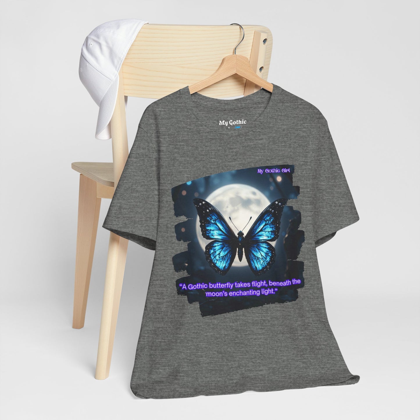 My Gothic Girl Graphic Tee – Whimsy Goth Streetwear, Dark Poetry Fashion, Alt Aesthetic Apparel