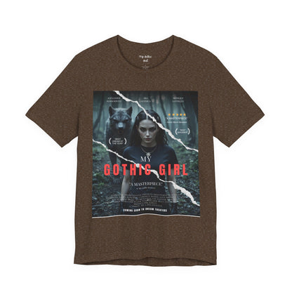 My Gothic Girl T-Shirt "Movie Poster" – Whimsy Goth Streetwear, Dark Poetry Fashion, Alt Aesthetic Apparel