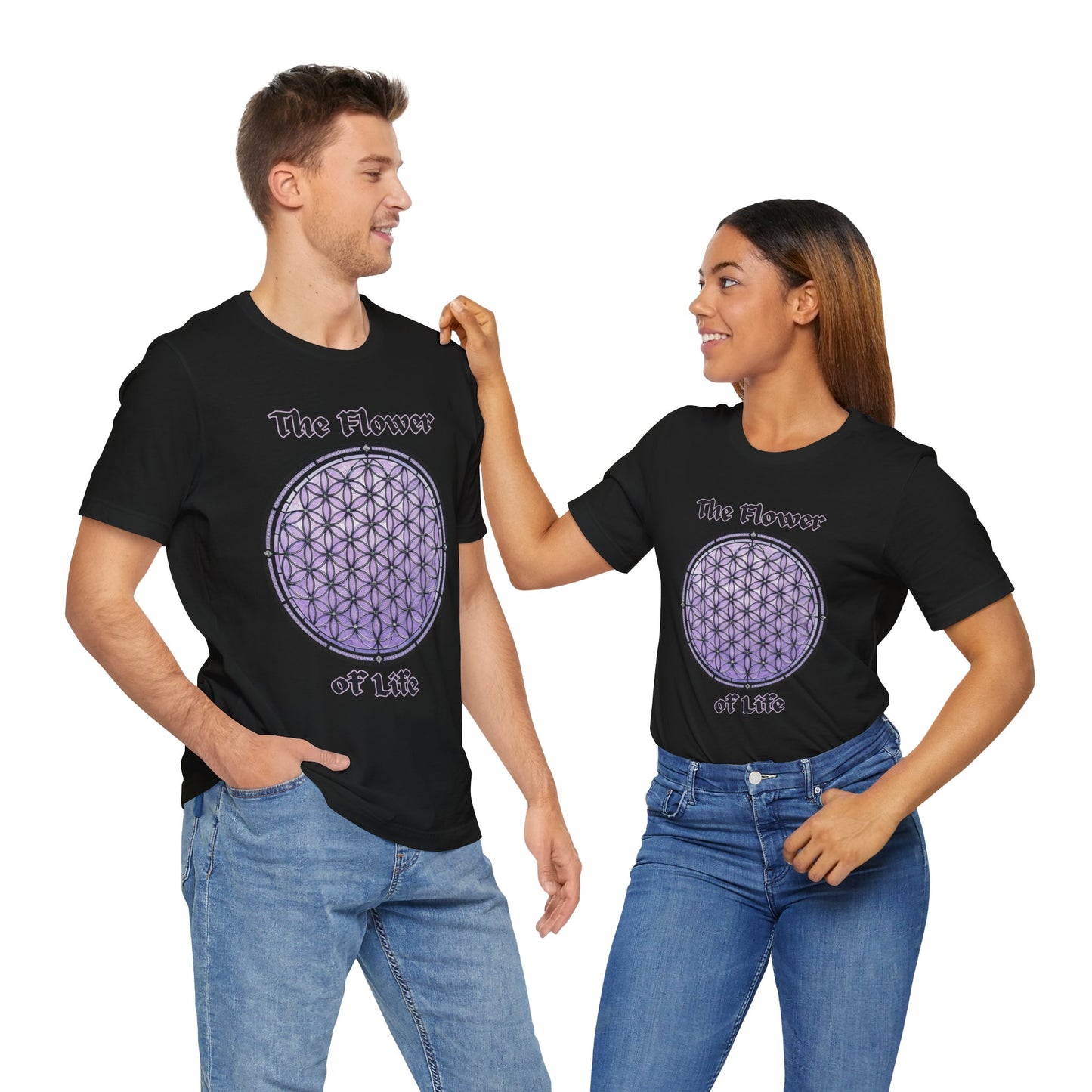 "The Flower of Life"  Gothic Graphic T-Shirt – Alt Aesthetic Poetic Goth Street-wear