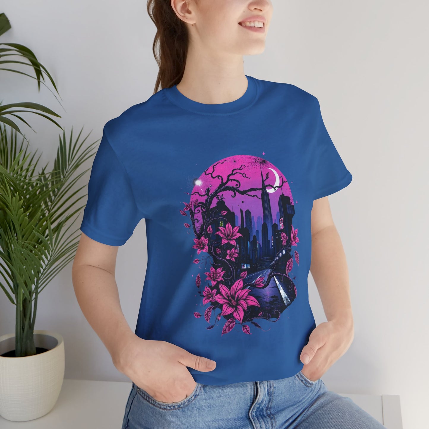 “Dark Bloom” — WhimsyGoth Floral Tee – Alt Aesthetic Poetic Goth Street-wear