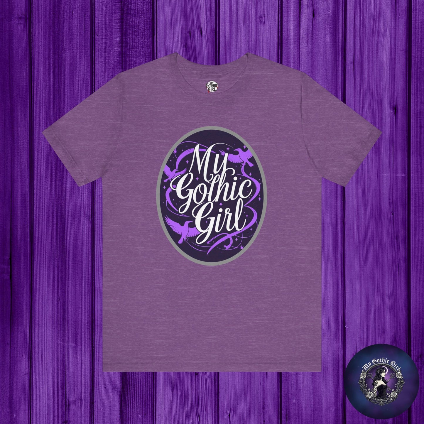 My Gothic Girl Poetic Goth Graphic Tee – Dark Alt Aesthetic Streetwear Fashion