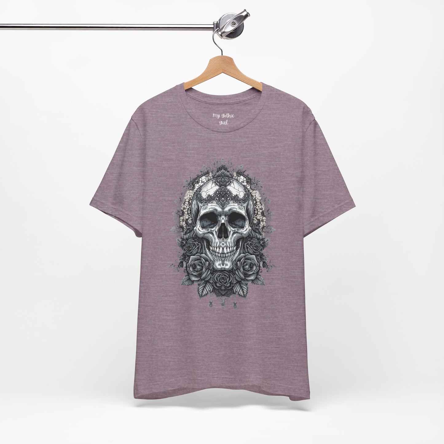 Gothic Skull Elegance T-Shirt