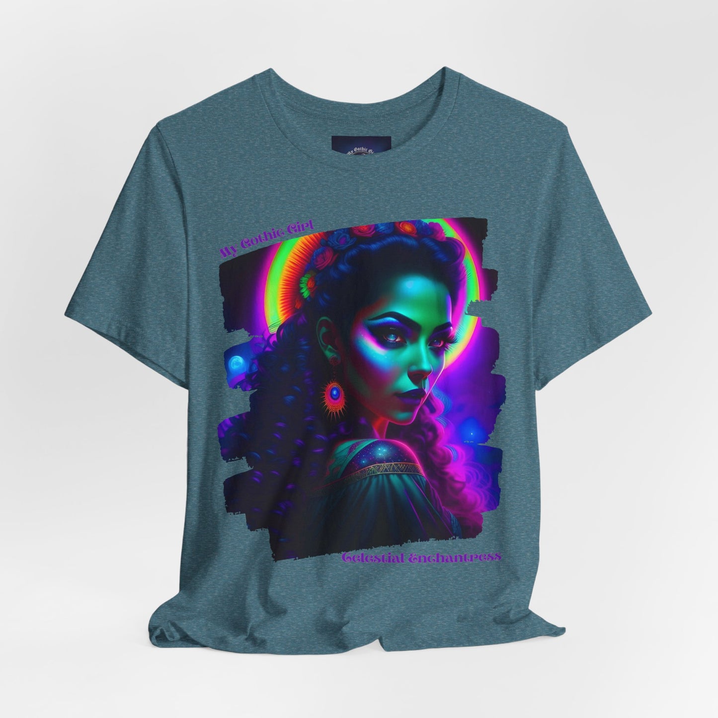 Celestial Enchantress Poetic Goth Graphic Tee – My Gothic Girl