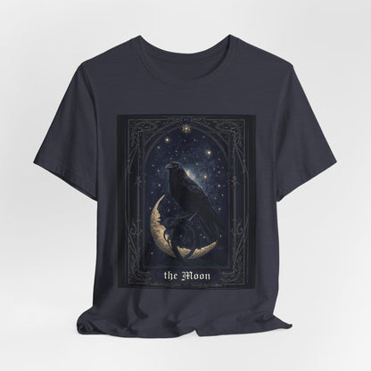 My Gothic Girl "Raven Moon" Graphic T-Shirt Unisex Gothic Dark Fashion Casual Wear