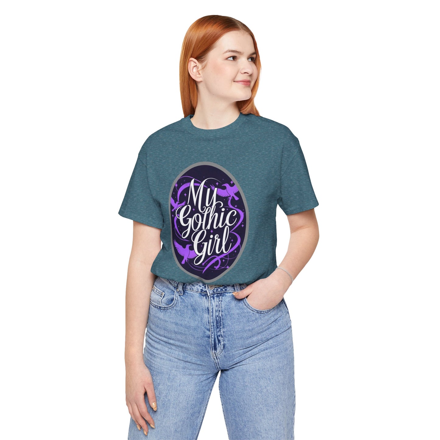 My Gothic Girl Poetic Goth Graphic Tee – Dark Alt Aesthetic Streetwear Fashion