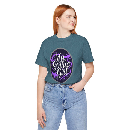 My Gothic Girl Poetic Goth Graphic Tee – Dark Alt Aesthetic Streetwear Fashion