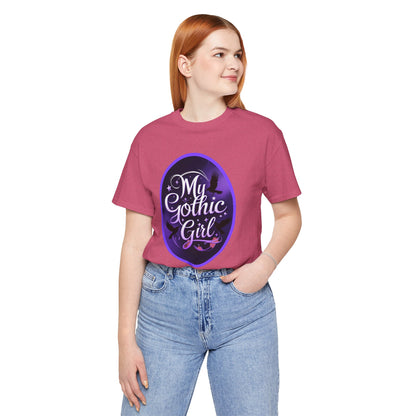 My Gothic Girl Poetic Goth Graphic Tee – Dark Alt Aesthetic Streetwear Fashion