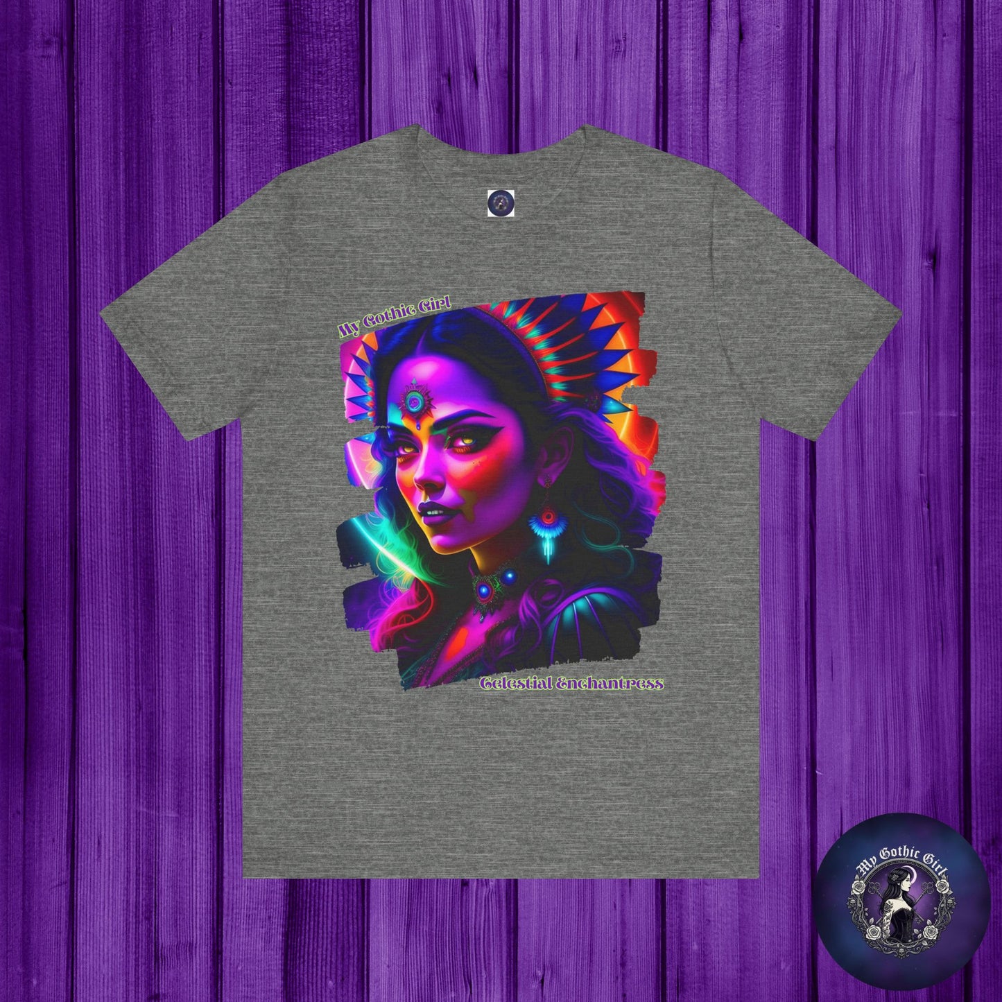 Celestial Enchantress Poetic Goth Graphic Tee – My Gothic Girl