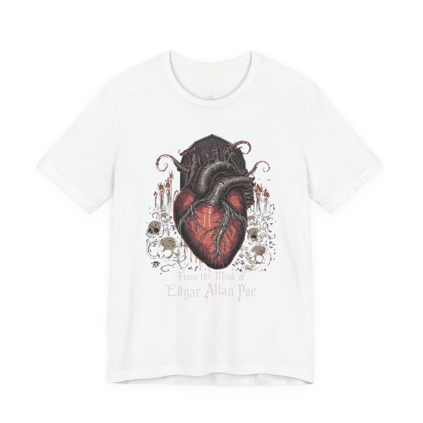 "From The Mind Of Edgar Allan Poe"  Gothic Literary T-Shirt