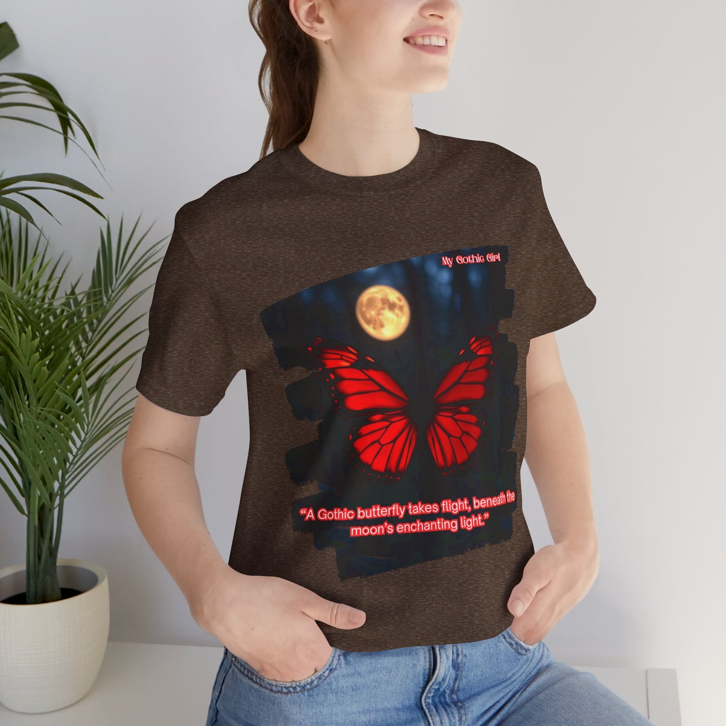 My Gothic Girl Graphic Tee – Whimsy Goth Streetwear, Dark Poetry Fashion, Alt Aesthetic Apparel
