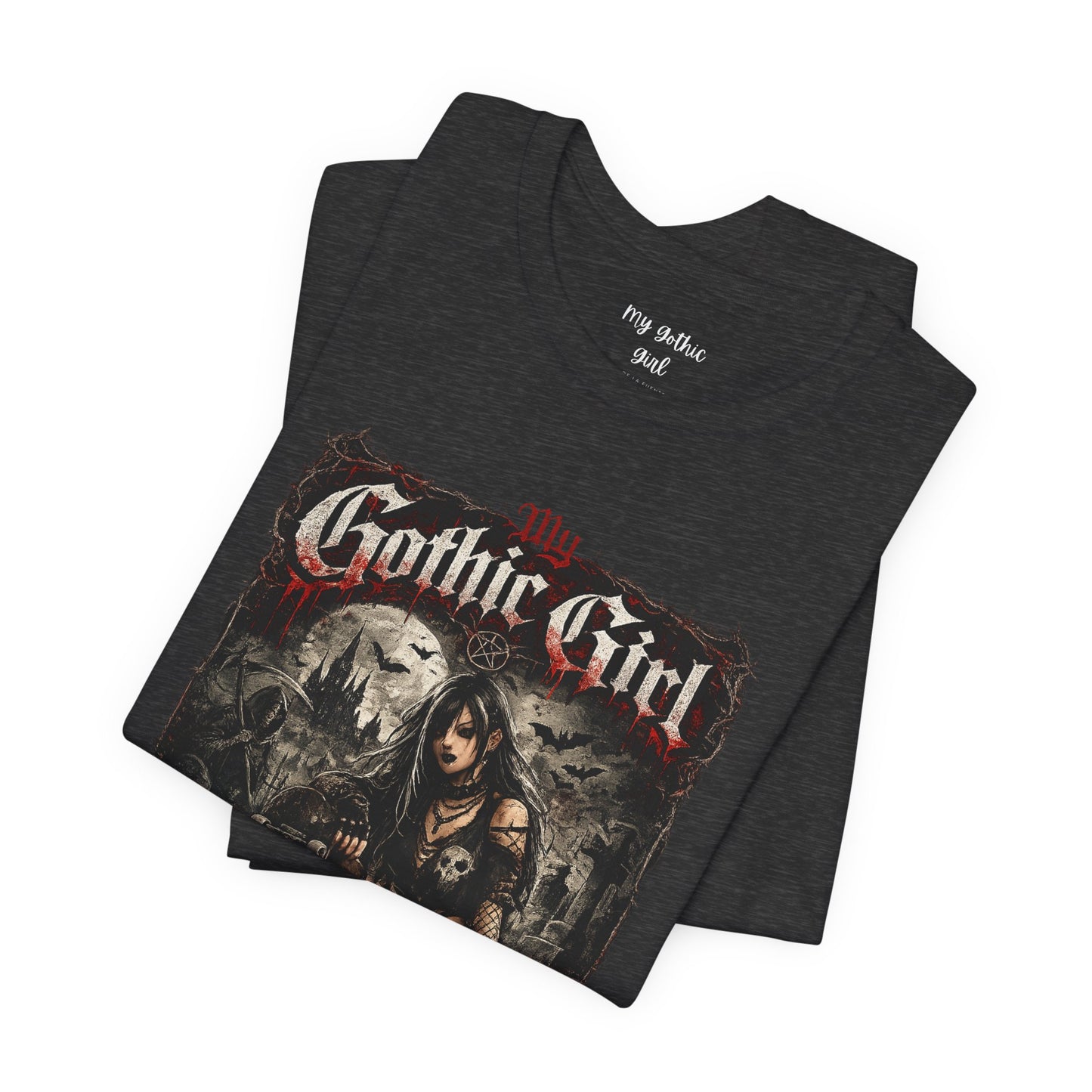 My Gothic Girl - Skater Girl Short Sleeve T Shirt