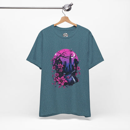 “Dark Bloom” — WhimsyGoth Floral Tee – Alt Aesthetic Poetic Goth Street-wear