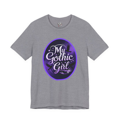 My Gothic Girl Poetic Goth Graphic Tee – Dark Alt Aesthetic Streetwear Fashion