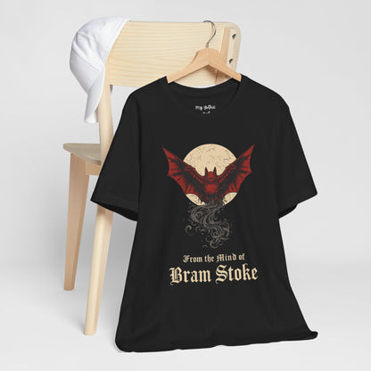 "From The Mind Of Bram Stoker" Gothic Literary Horror T-Shirt