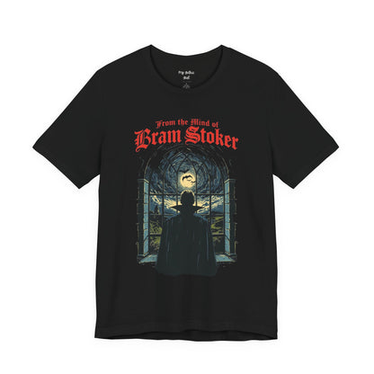 "From The Mind Of Bram Stoker" Gothic Literary Horror T-Shirt