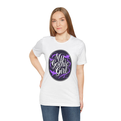 My Gothic Girl Poetic Goth Graphic Tee – Dark Alt Aesthetic Streetwear Fashion