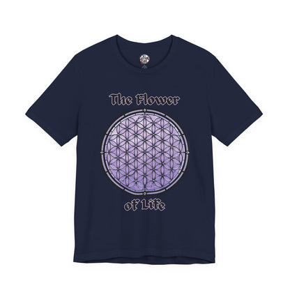 "The Flower of Life"  Gothic Graphic T-Shirt – Alt Aesthetic Poetic Goth Street-wear
