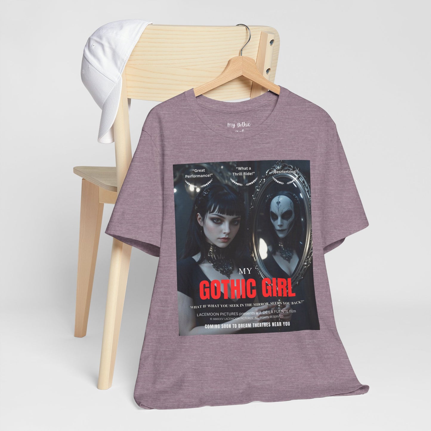 My Gothic Girl Graphic Tee – Whimsy Goth Streetwear, Dark Poetry Fashion, Alt Aesthetic Apparel