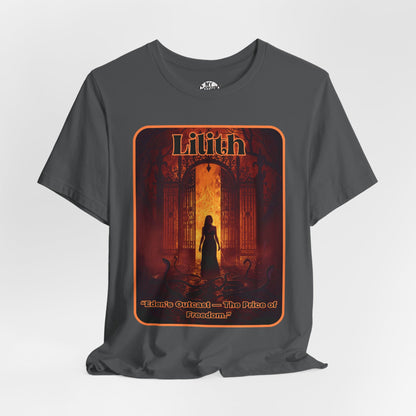 “Lilith  —  Eden’s Outcast, The Price of Freedom.” Graphic T-Shirt – Alt Aesthetic Poetic Goth Street-wear