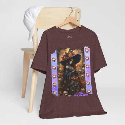My Gothic Girl Dia De Los Muertos Graphic Tee – Gothic Streetwear, Whimsy Goth, Dark Poetry Alt Fashion