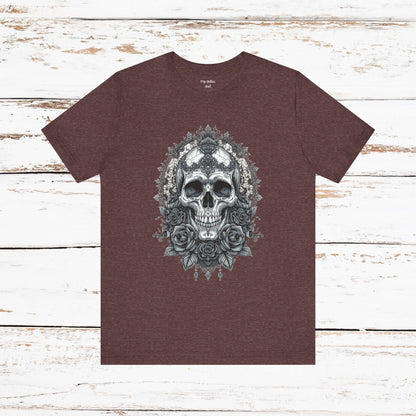 Gothic Skull Elegance T-Shirt