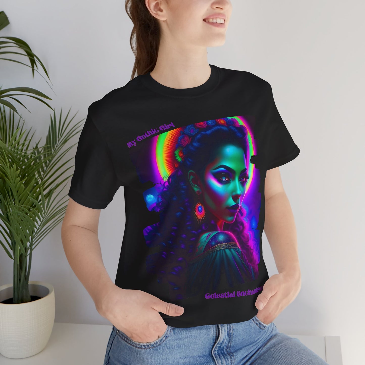 Celestial Enchantress Poetic Goth Graphic Tee – My Gothic Girl