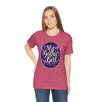 My Gothic Girl Poetic Goth Graphic Tee – Dark Alt Aesthetic Streetwear Fashion