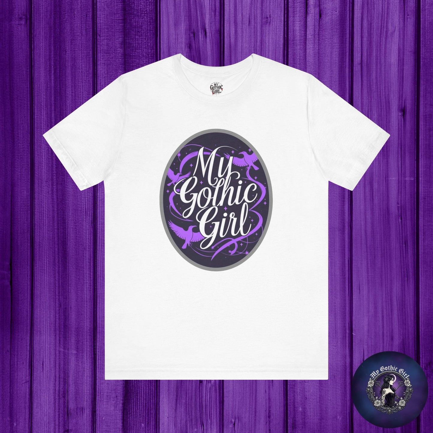 My Gothic Girl Poetic Goth Graphic Tee – Dark Alt Aesthetic Streetwear Fashion