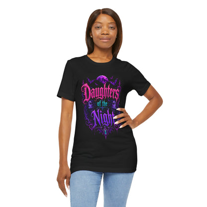 Daughters of the Night Tee — Gothic Vampire Moon Graphic T-Shirt