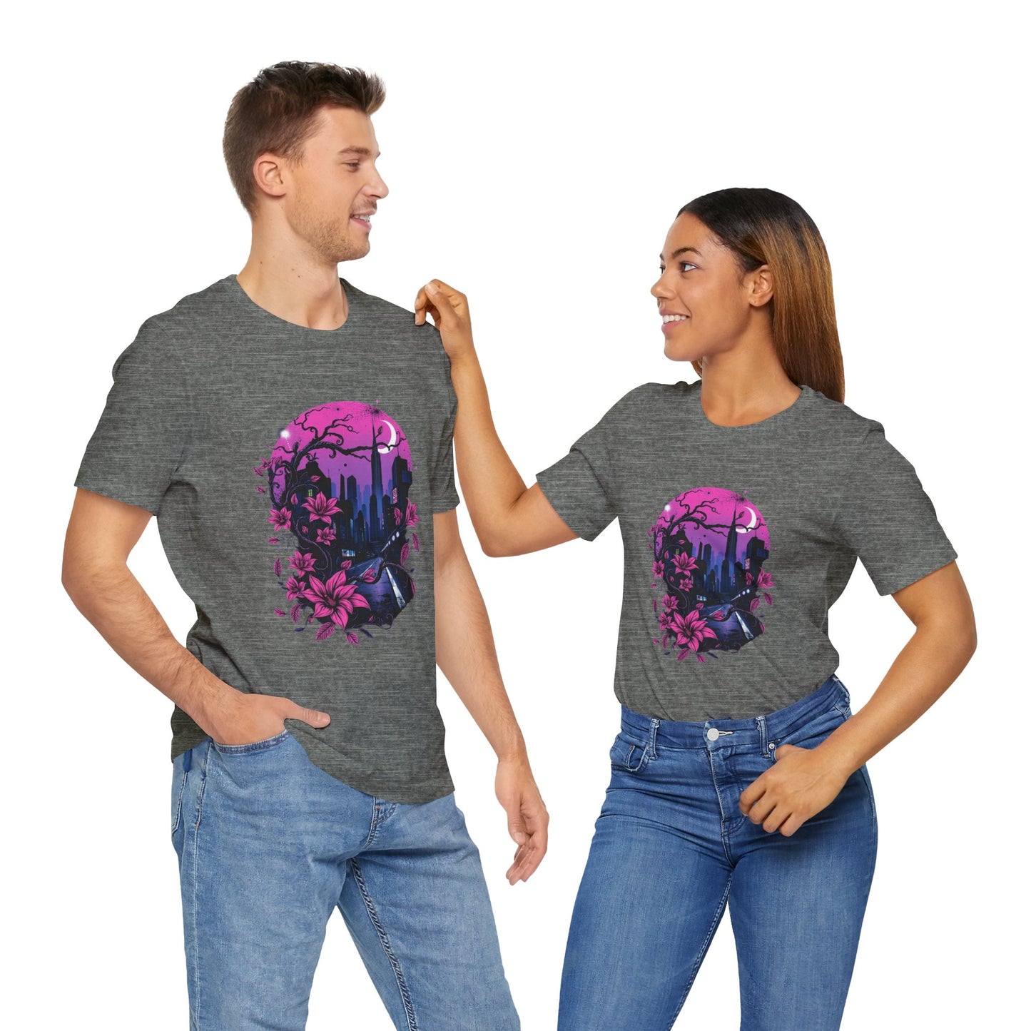 “Dark Bloom” — WhimsyGoth Floral Tee – Alt Aesthetic Poetic Goth Street-wear
