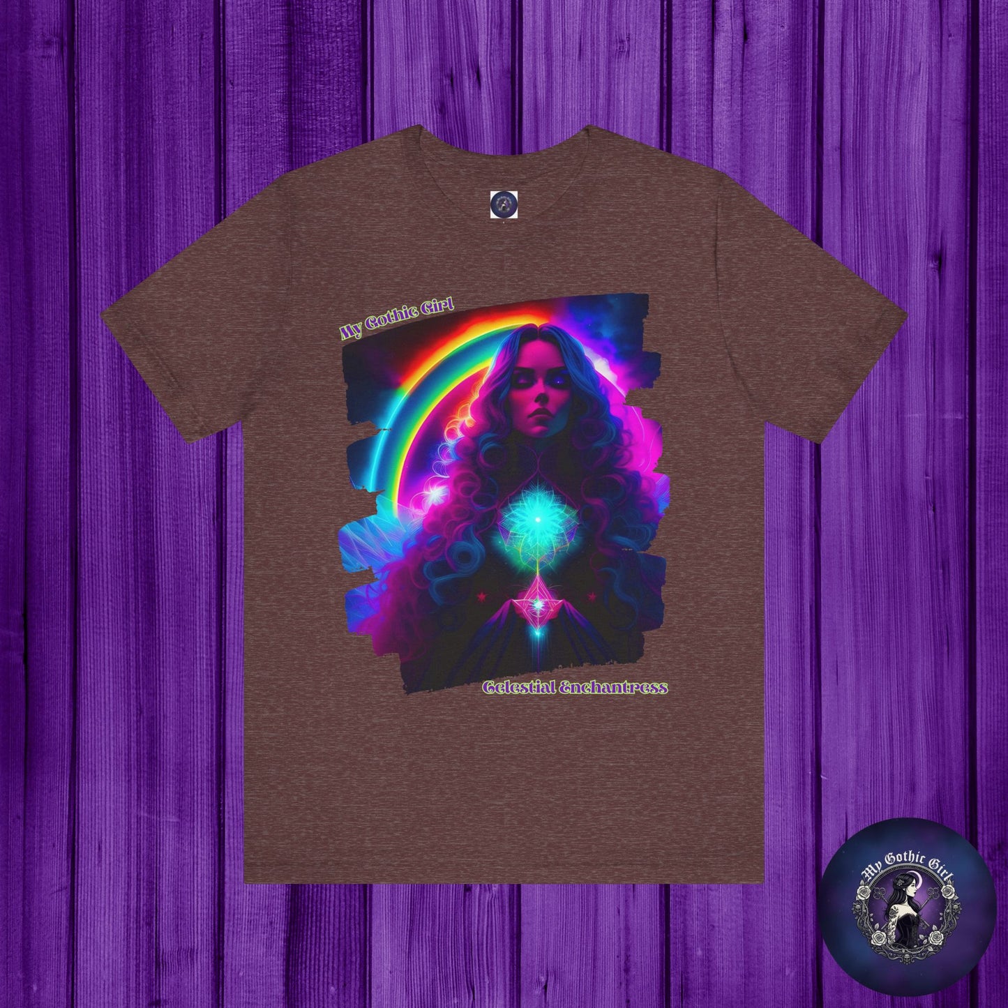 Celestial Enchantress Poetic Goth Graphic Tee – My Gothic Girl
