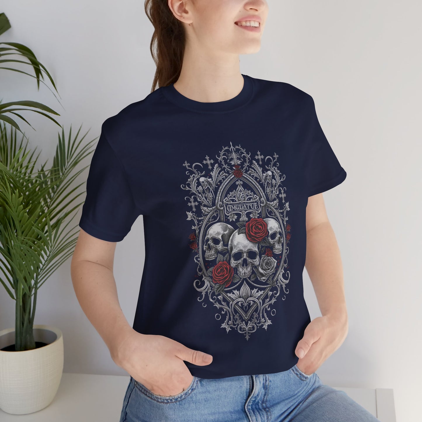 Skull & Roses Gothic Tee