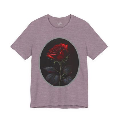 My Gothic Girl T-Shirts for Women & Men "Linda's Red Rose" Dark Aesthetic & Alternative Tees – My Gothic Girl