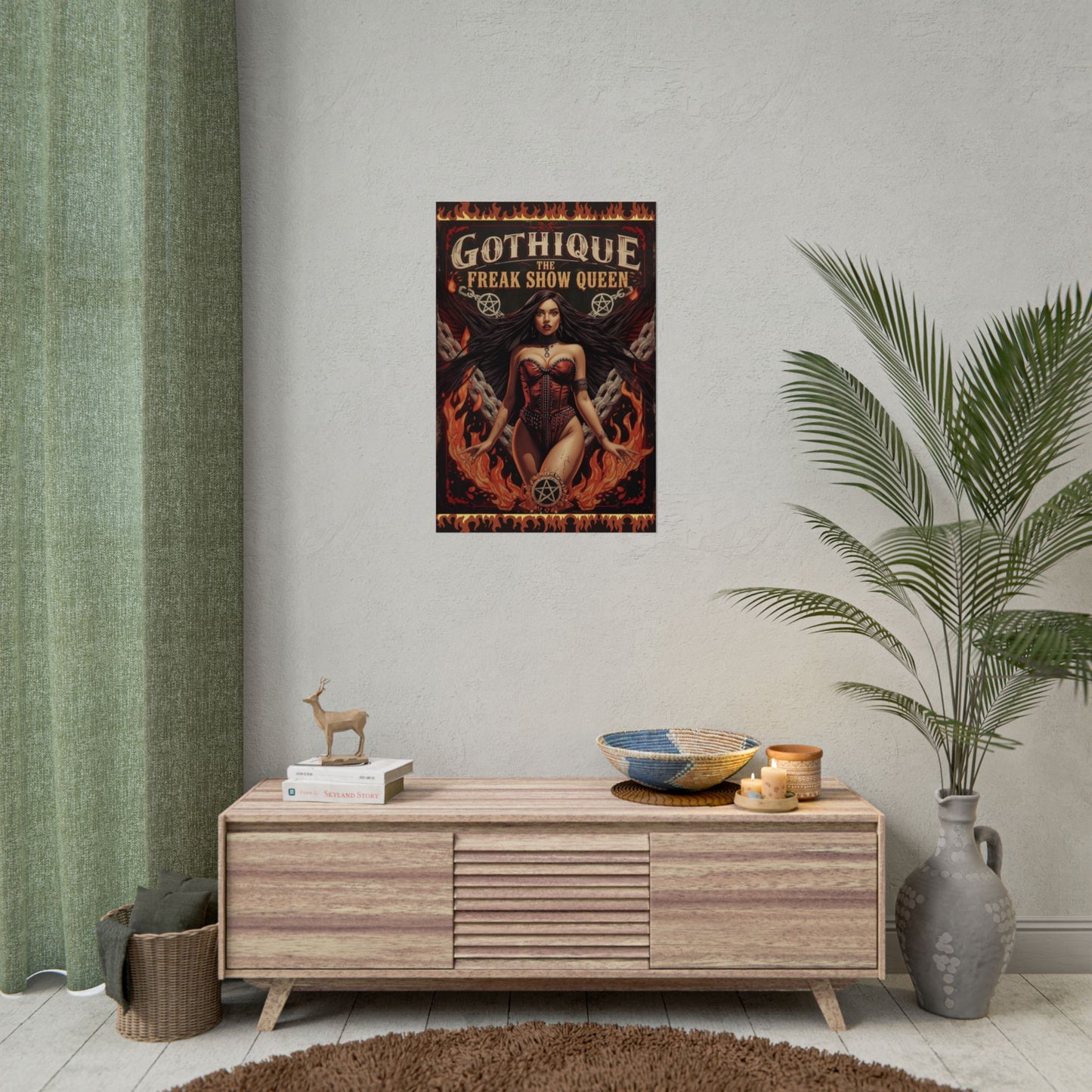 Gothique The Freak Show Queen - Wall Art Poster