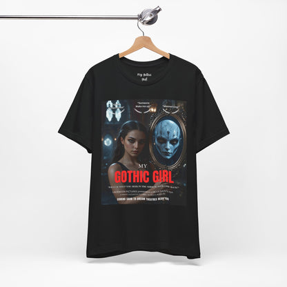 My Gothic Girl T-Shirt "Movie Poster" – Whimsy Goth Streetwear, Dark Poetry Fashion, Alt Aesthetic Apparel