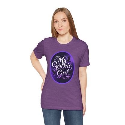 My Gothic Girl Poetic Goth Graphic Tee – Dark Alt Aesthetic Streetwear Fashion