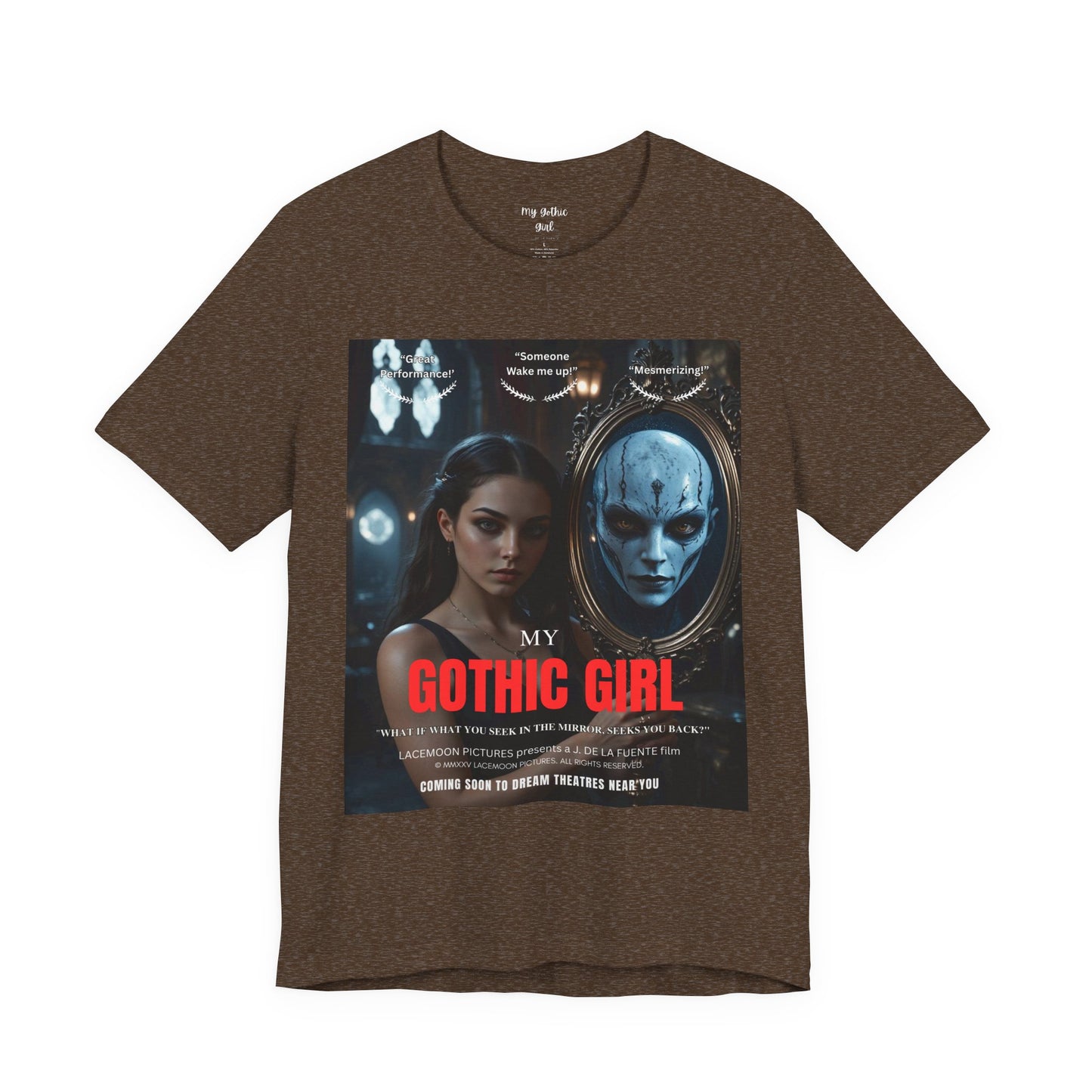 My Gothic Girl T-Shirt "Movie Poster" – Whimsy Goth Streetwear, Dark Poetry Fashion, Alt Aesthetic Apparel